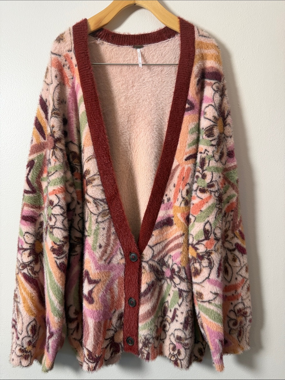 Free People Carson Cozy Cardigan Sweater Size M - Picture 2 of 5